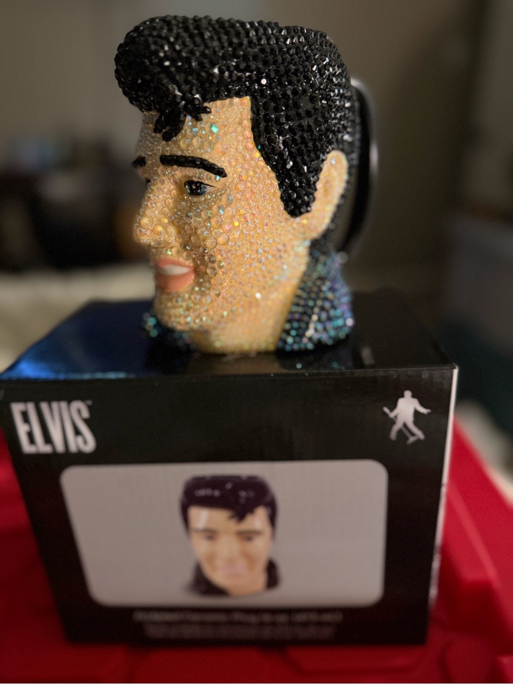 Embellished Black and Iridescent Men's Novelty Accessory